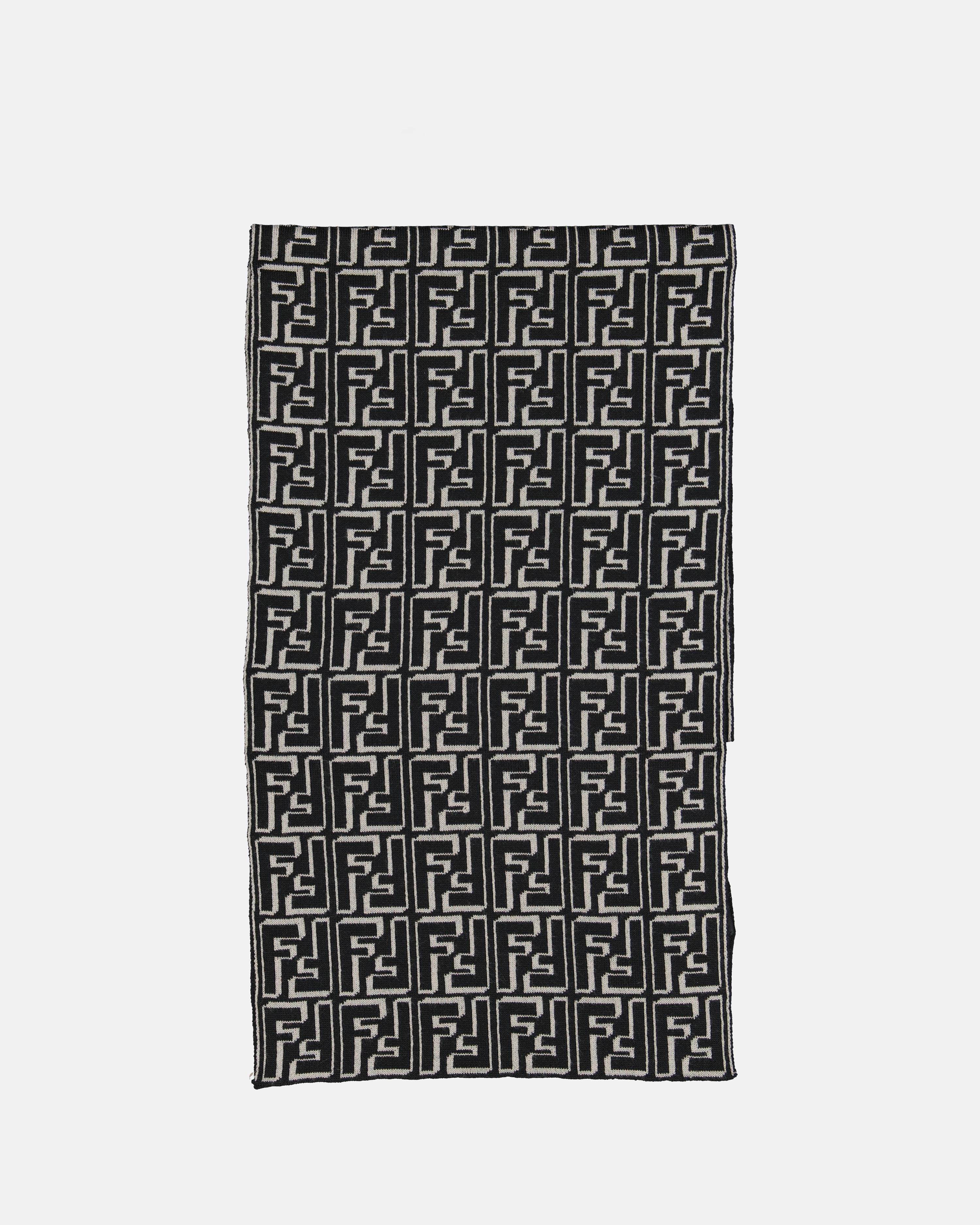 Écharpes, foulards et gants Écharpe FF Fendi Noir Homme