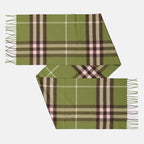 Écharpes, foulards et gants Écharpe Giant en cachemire Burberry Vert Unisexe