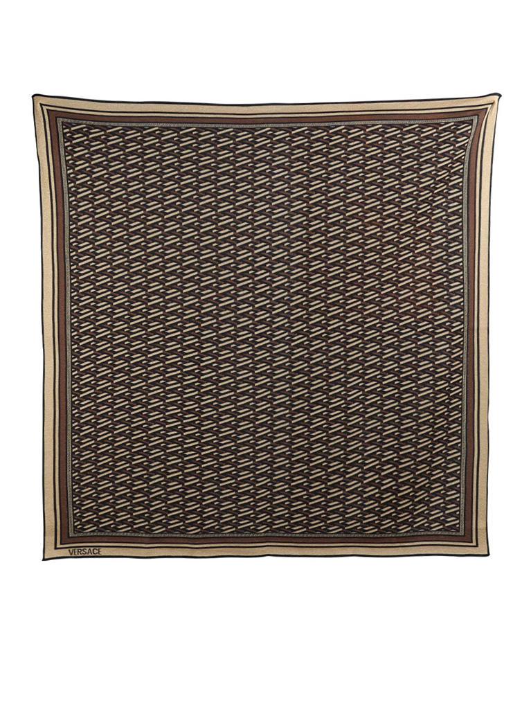 Écharpes, foulards et gants Écharpe Greca Signature Versace Marron Femme