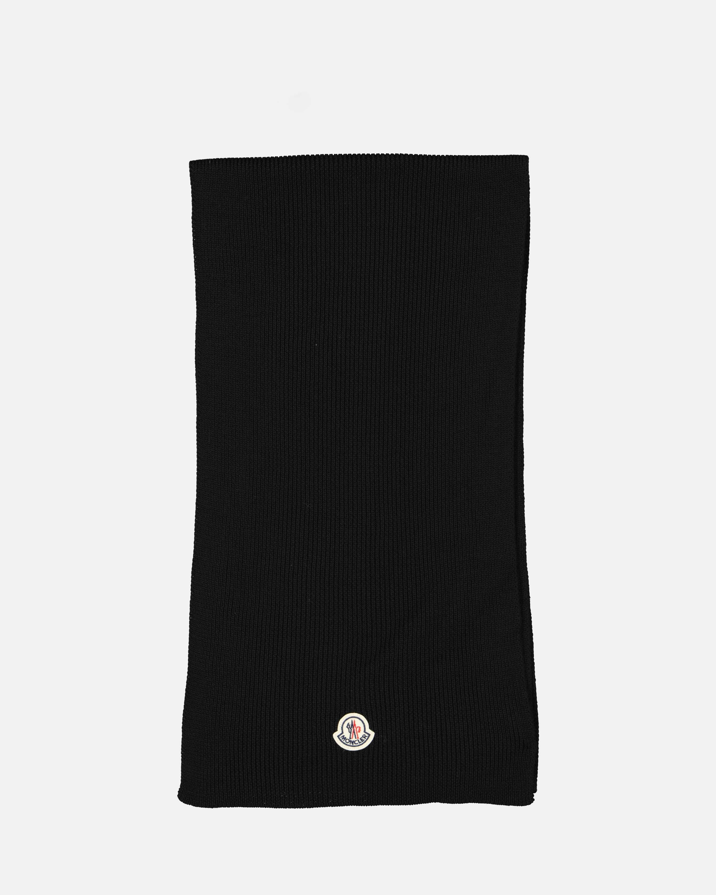 Écharpes, foulards et gants Écharpe à logo Moncler Noir Homme