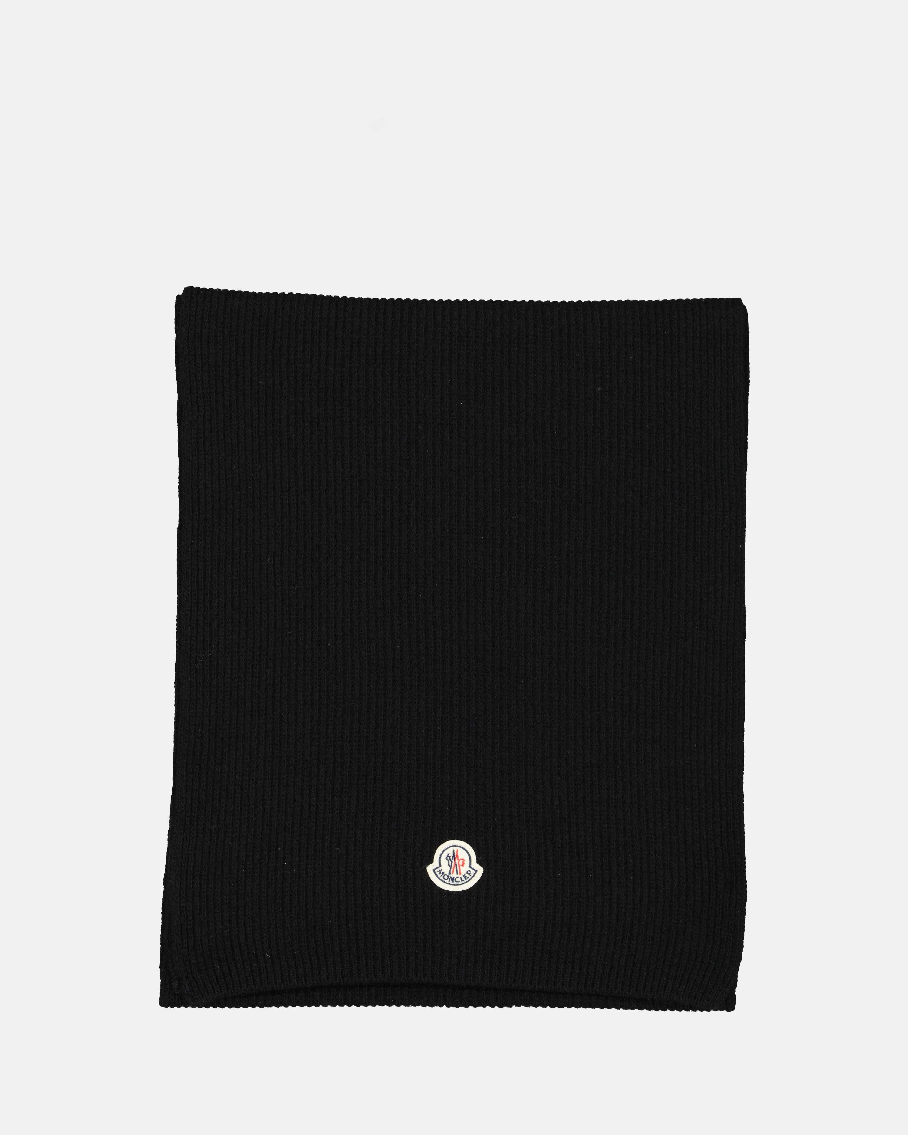 Écharpes, foulards et gants Écharpe à logo Moncler Noir Femme