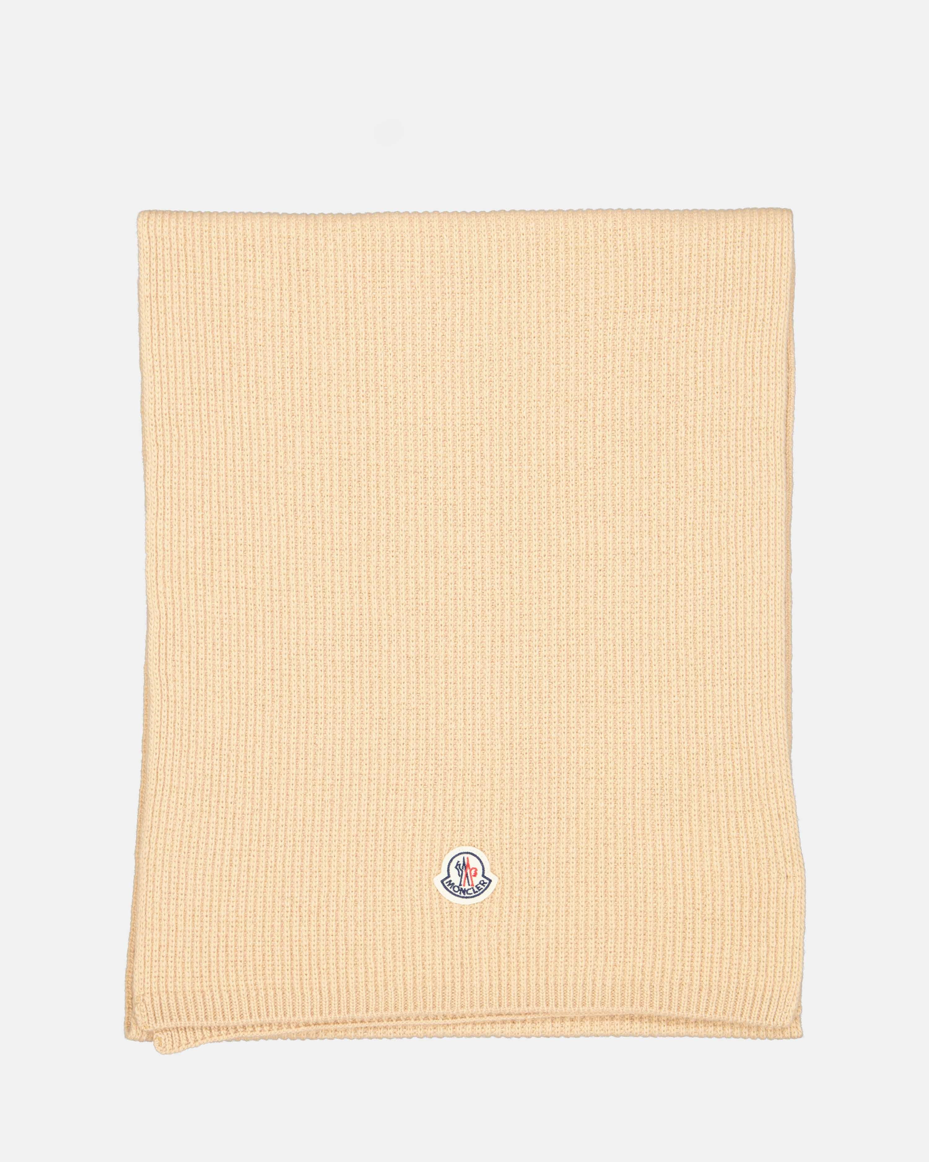 Écharpes, foulards et gants Écharpe à logo Moncler Beige Femme