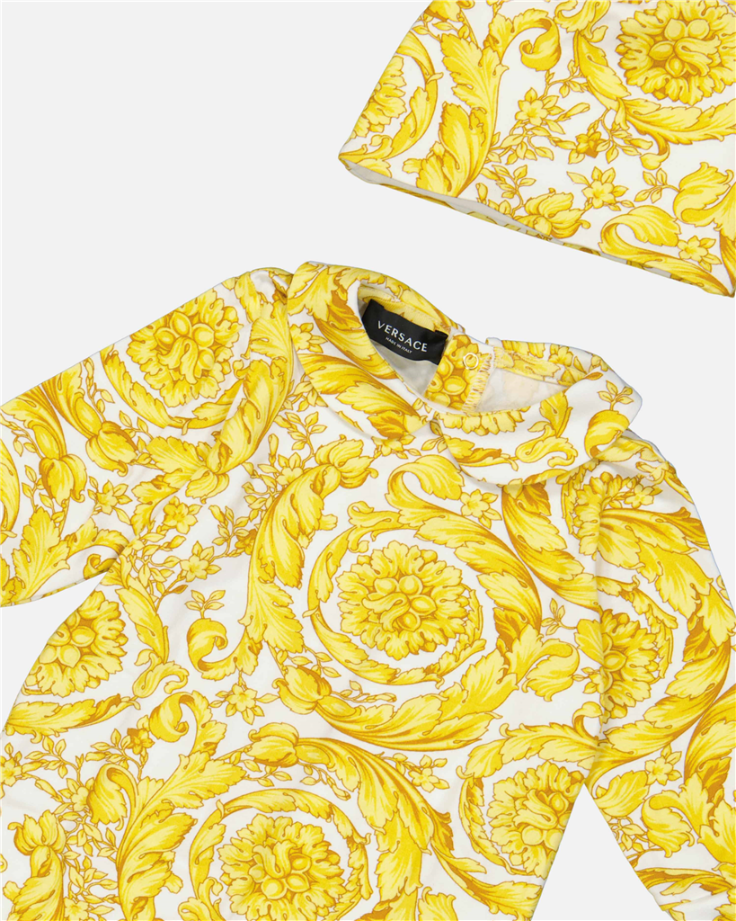 Vêtements Ensemble Barocco Versace Jaune Enfants