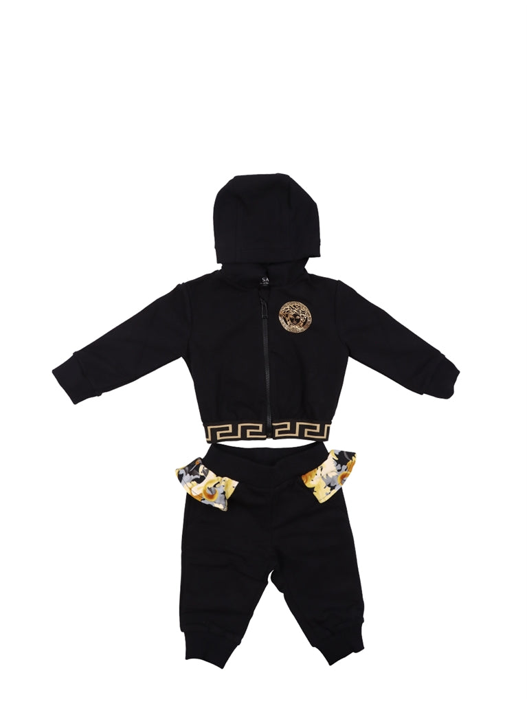 Vêtements Ensemble Greca Versace Noir Enfants