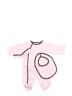 Vêtements Ensemble grenouillère, bonnet et bavoir Fendi Rose Enfants