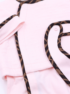 Vêtements Ensemble grenouillère, bonnet et bavoir Fendi Rose Enfants