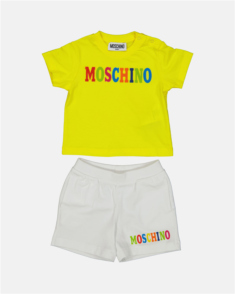 Vêtements Ensemble à logo Moschino Jaune Enfants