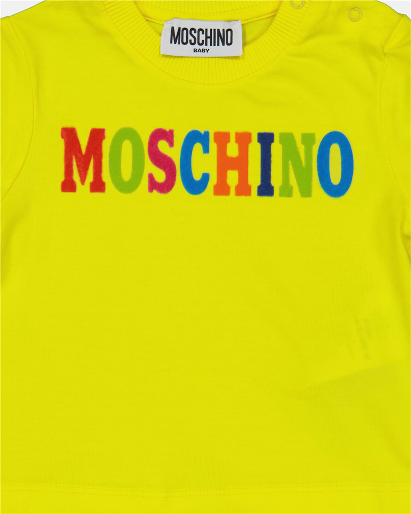 Vêtements Ensemble à logo Moschino Jaune Enfants