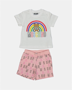 Vêtements Ensemble Teddy Moschino pour Enfant Outlet Rose Moschino Rose Enfants
