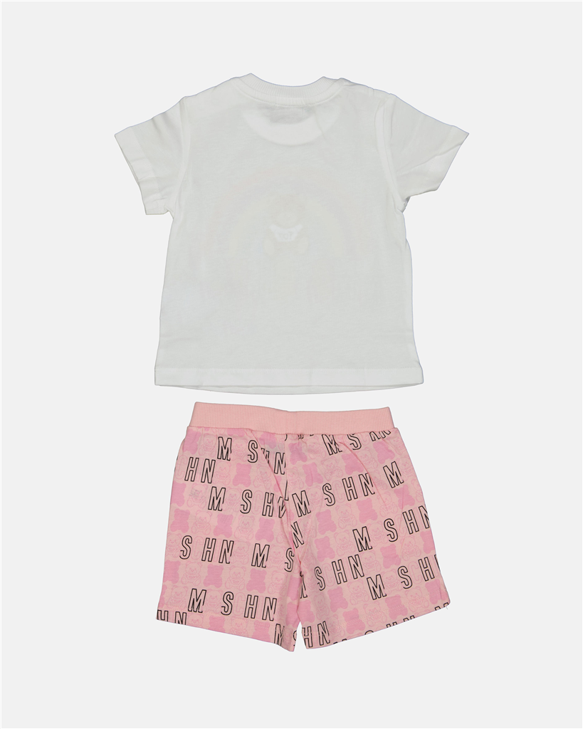 Vêtements Ensemble Teddy Moschino pour Enfant Outlet Rose Moschino Rose Enfants
