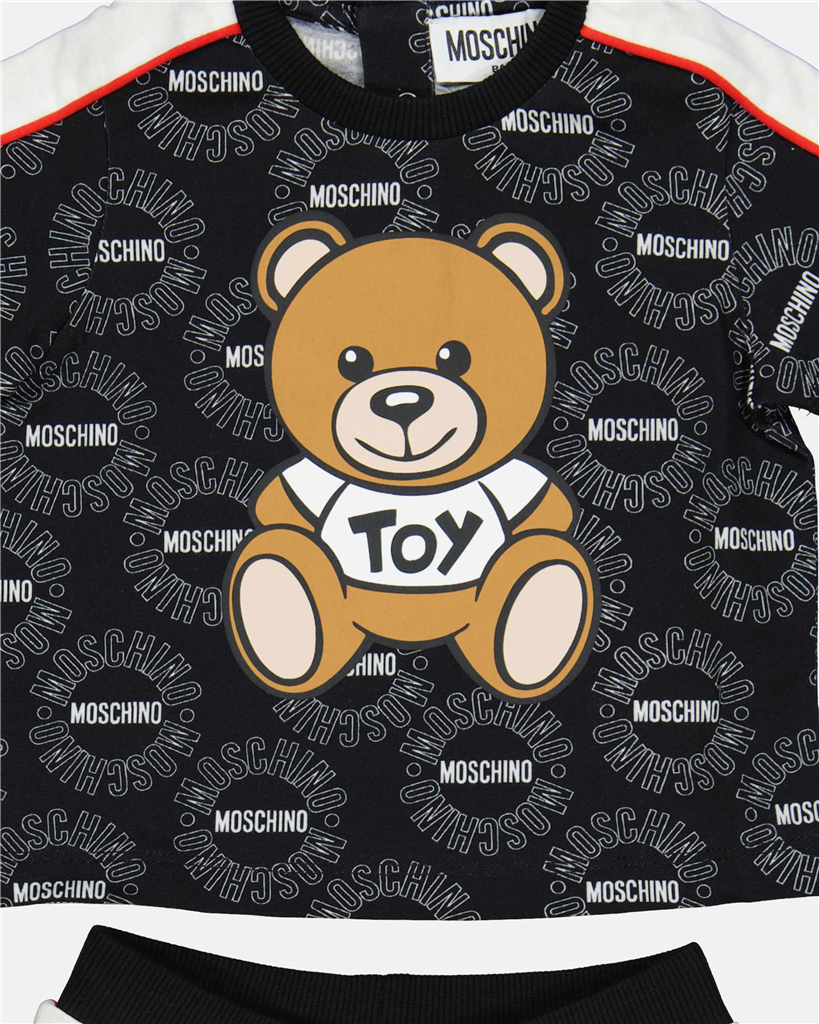 Vêtements Ensemble Teddy Moschino Noir Enfants