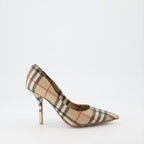 Escarpins Escarpins à carreaux Burberry Beige Femme