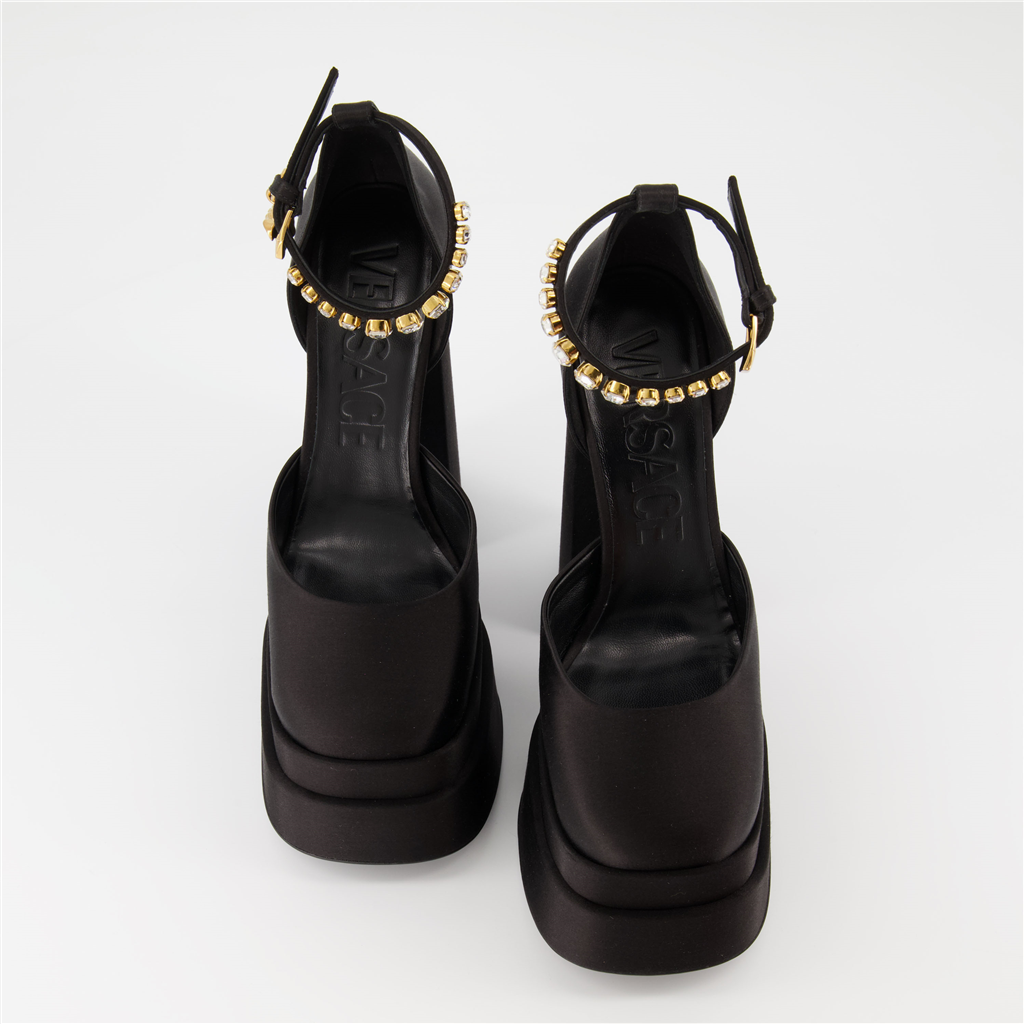 Escarpins Escarpins à plateforme Medusa Aevitas Versace Noir Femme