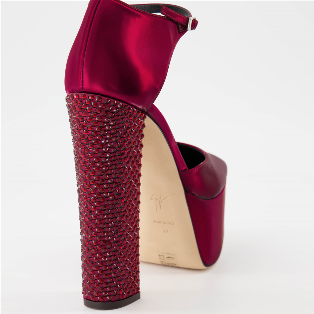 Escarpins Escarpins Bebe Pixel Giuseppe Zanotti Bordeaux Femme