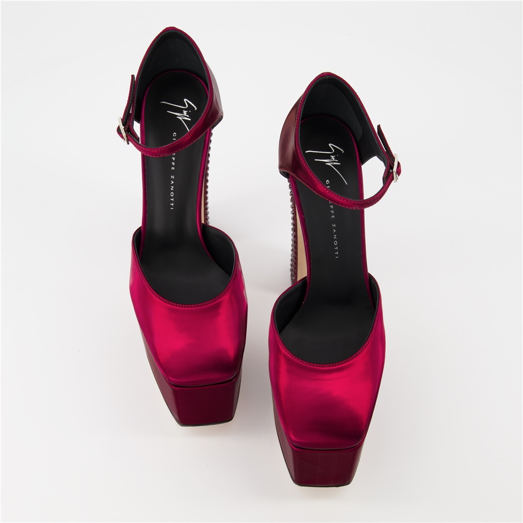 Escarpins Escarpins Bebe Pixel Giuseppe Zanotti Bordeaux Femme