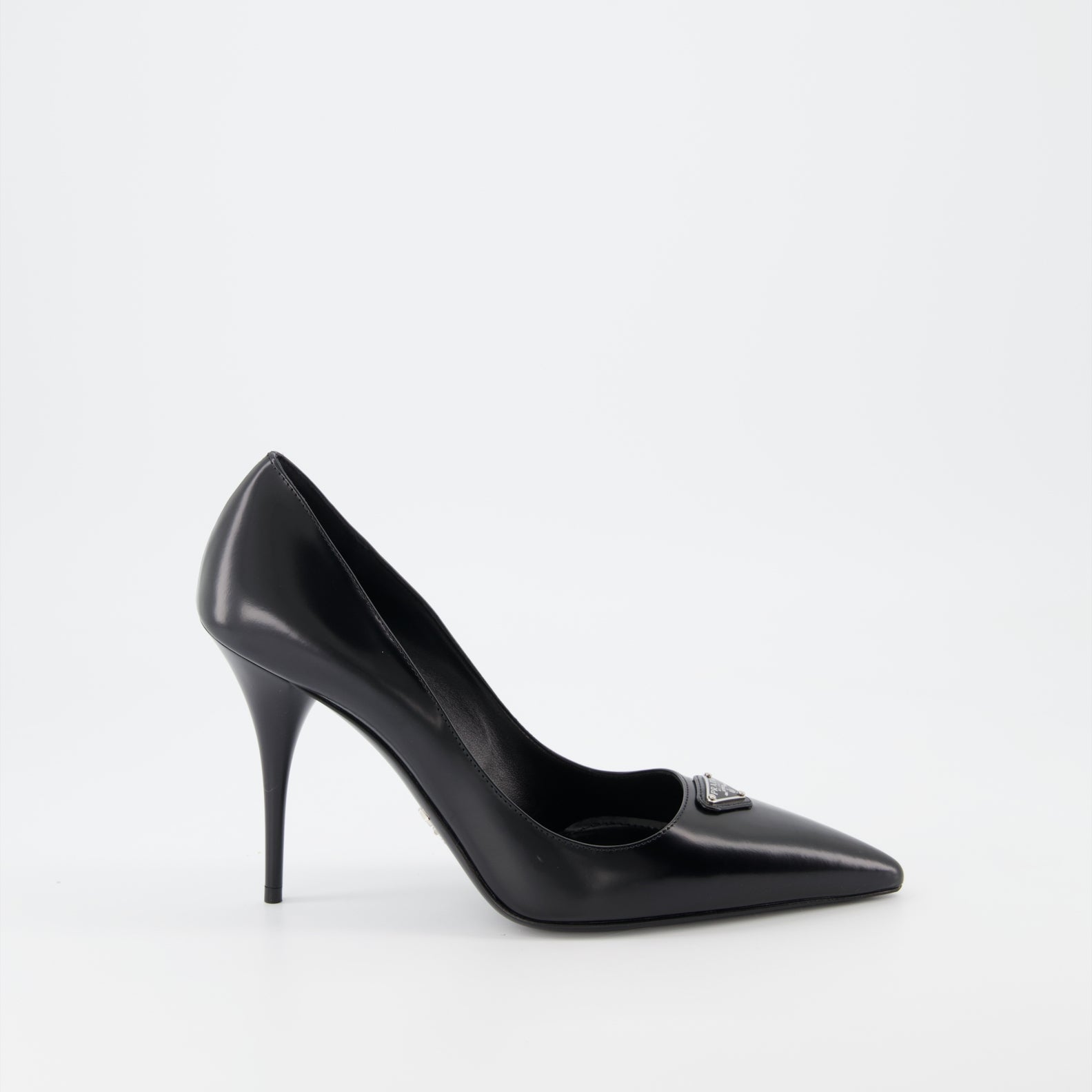 Escarpins Escarpins en cuir Prada Noir Femme