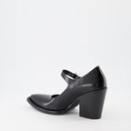 Escarpins Escarpins en cuir brossé Prada Noir Femme