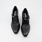 Escarpins Escarpins en cuir brossé Prada Noir Femme