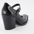 Escarpins Escarpins en cuir brossé Prada Noir Femme