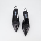 Escarpins Escarpins en cuir Prada Noir Femme