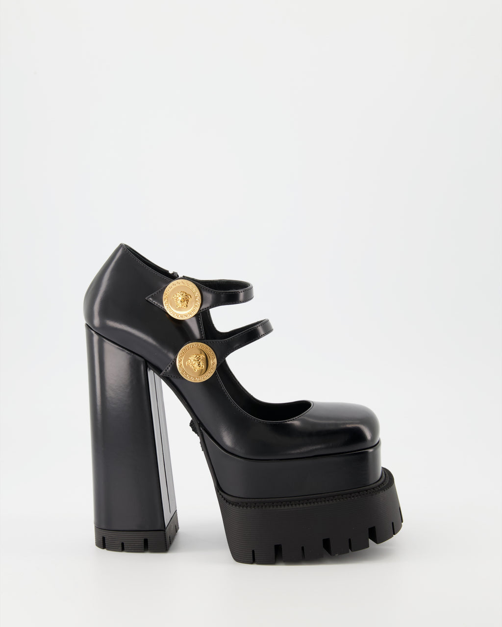 Compensées et plateformes Escarpins à plateforme Versace Noir Femme