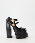 Compensées et plateformes Escarpins à plateforme Versace Noir Femme