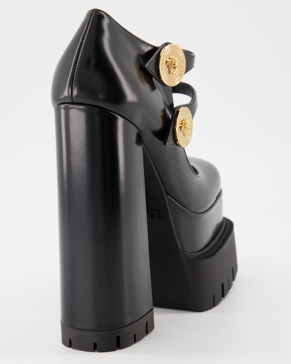 Compensées et plateformes Escarpins à plateforme Versace Noir Femme