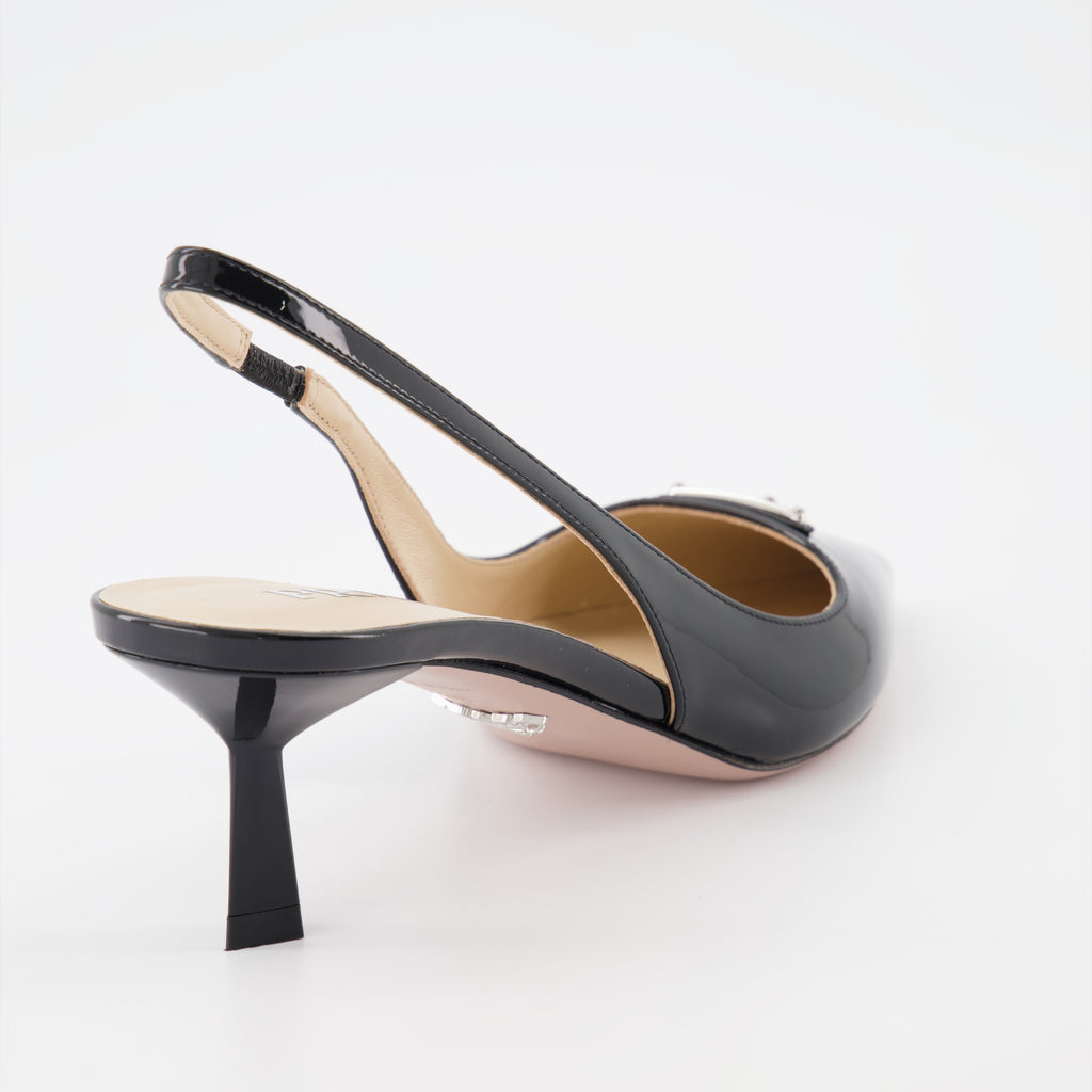 Escarpins en cuir verni