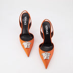 Escarpins Escarpins la Medusa Versace Orange Femme