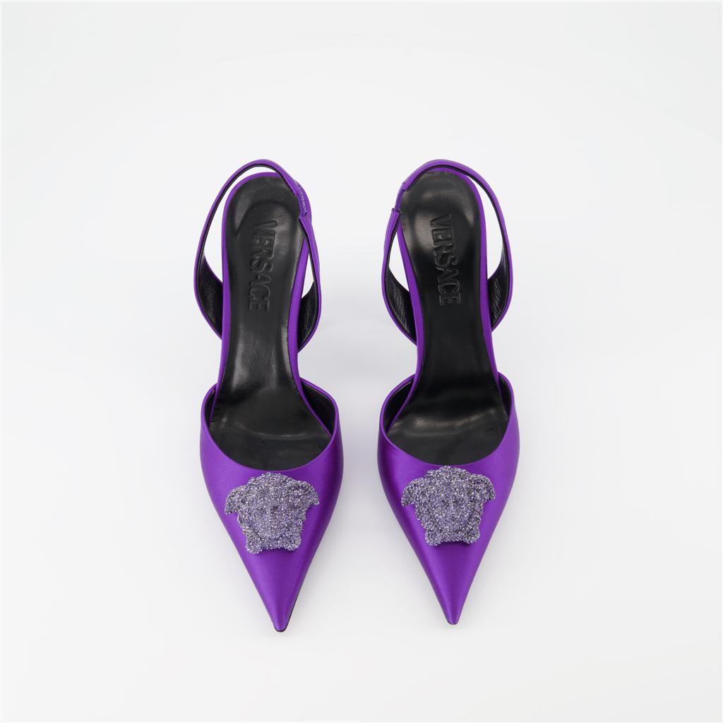 Escarpins Escarpins La Medusa Versace Violet Femme