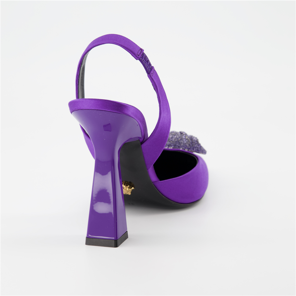 Escarpins Escarpins La Medusa Versace Violet Femme