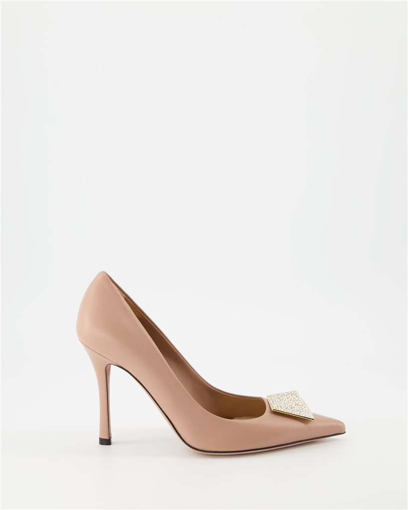 Escarpins Escarpins One Stud Valentino Garavani Beige Femme