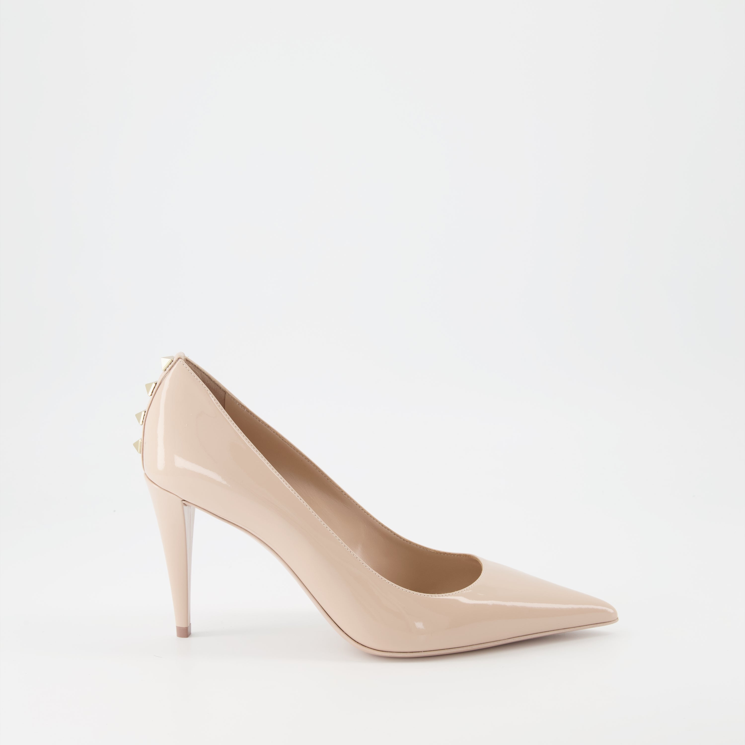 Escarpins Rockstud en cuir verni