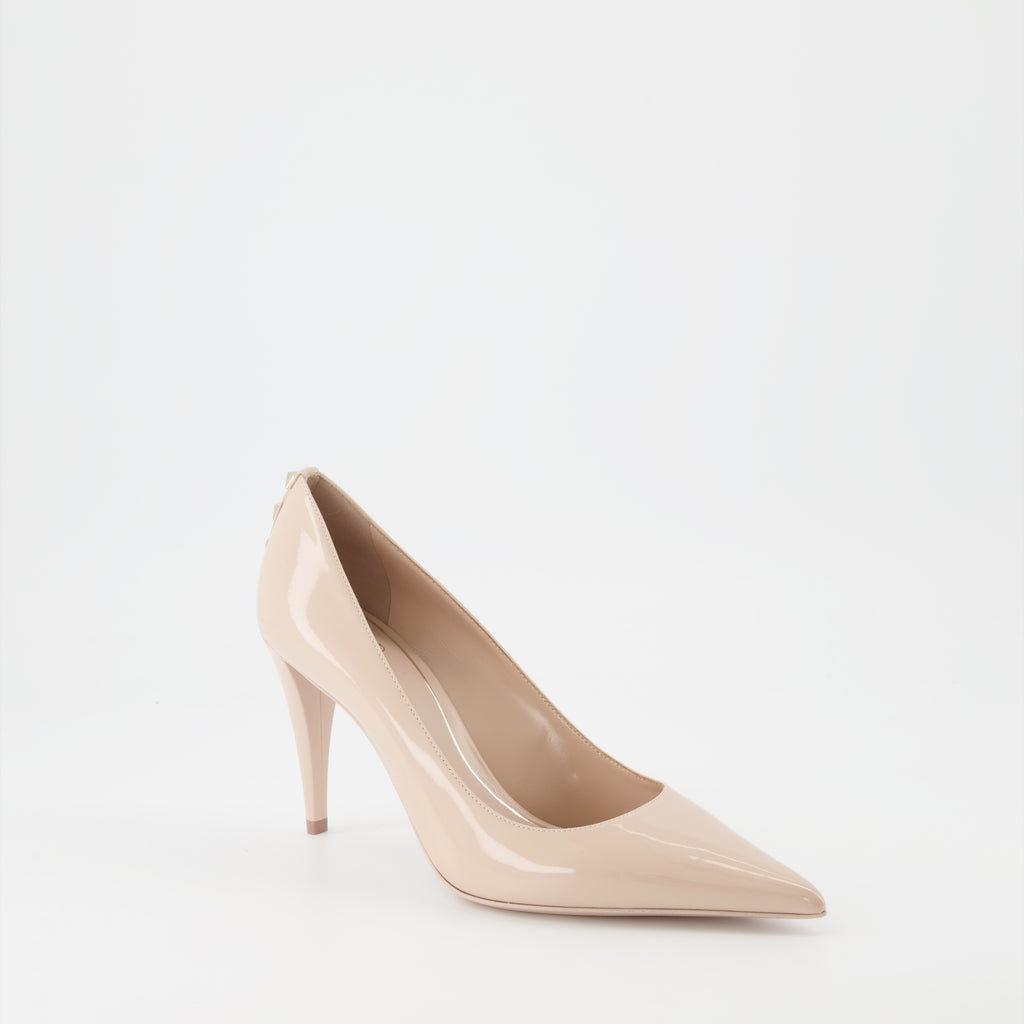 Escarpins Rockstud en cuir verni