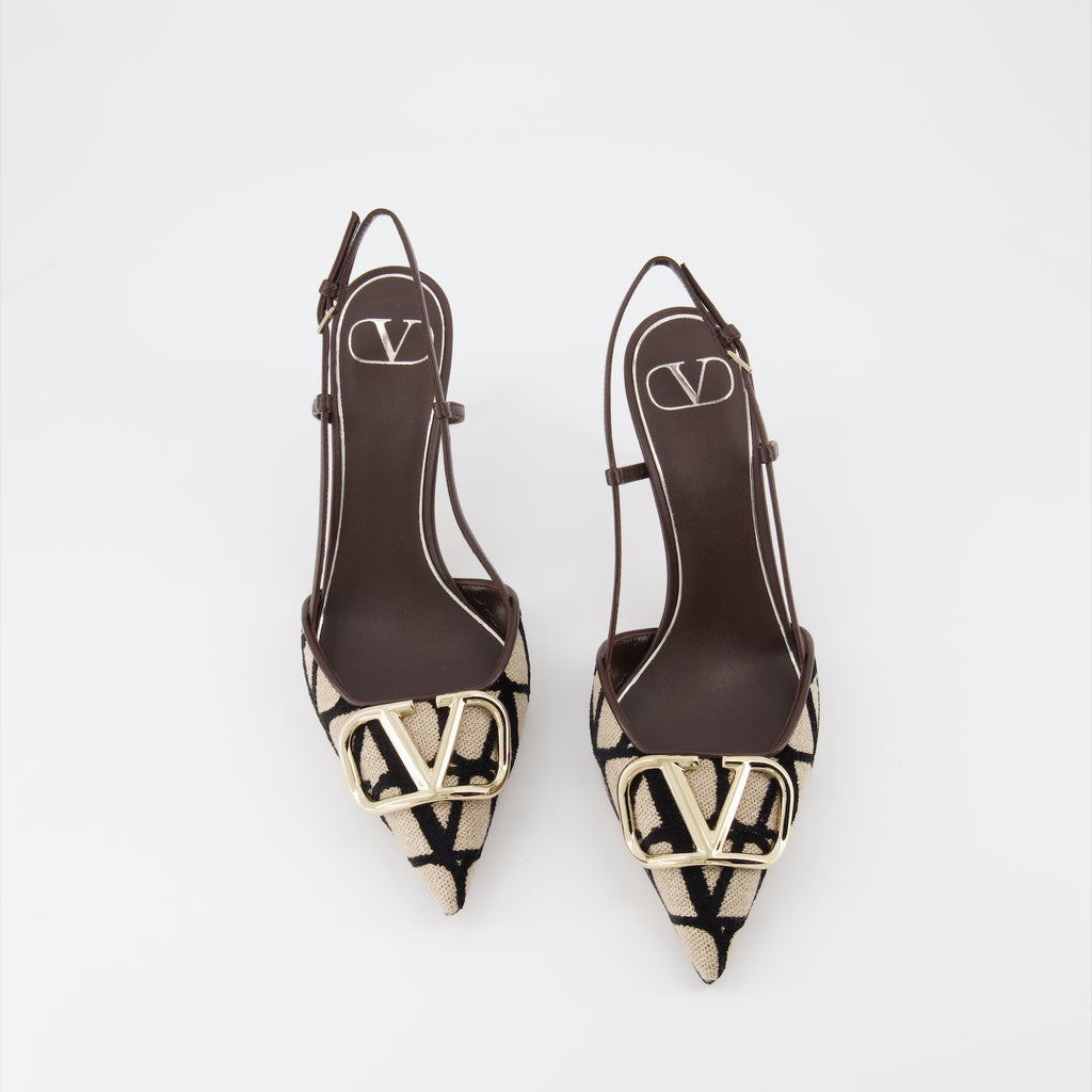 Escarpins Escarpins SLing Valentino Garavani Marron Femme