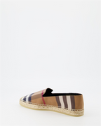 Espadrilles Espadrilles à carreaux Burberry Marron Femme