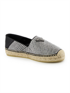 Espadrilles Espadrilles à strass Prada Argenté Femme