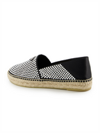Espadrilles Espadrilles à strass Prada Argenté Femme