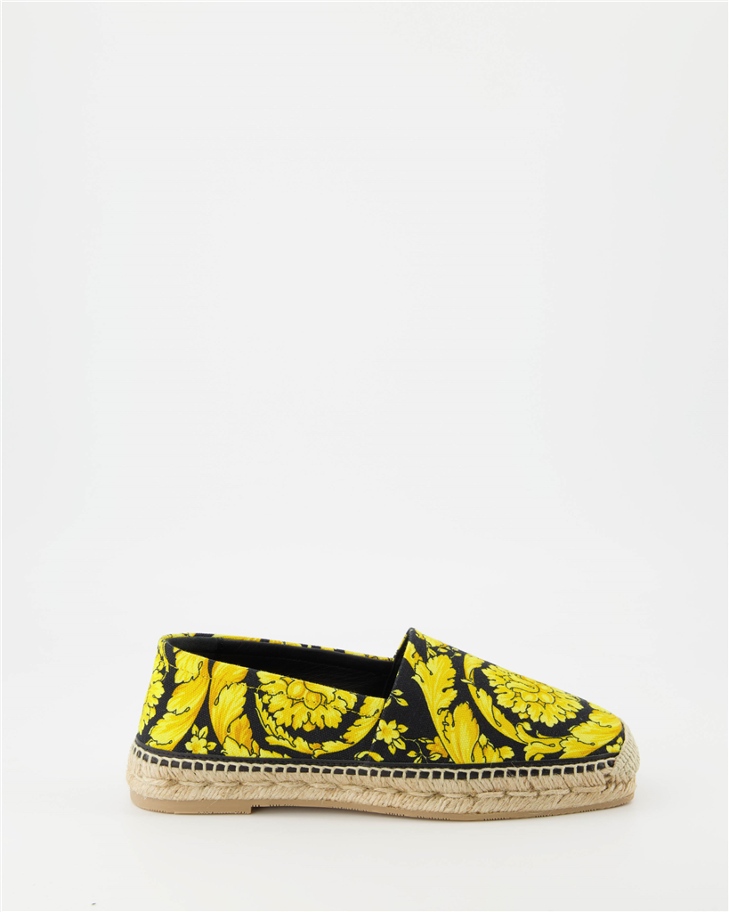 Espadrilles Espadrilles Barocco Versace Jaune Femme
