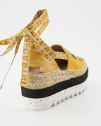 Compensées et plateformes Espadrilles compensées Gaia Stella McCartney Jaune Femme