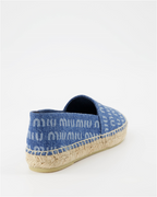 Espadrilles Espadrilles en denim Miu Miu Bleu Femme