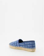 Espadrilles Espadrilles en denim Miu Miu Bleu Femme