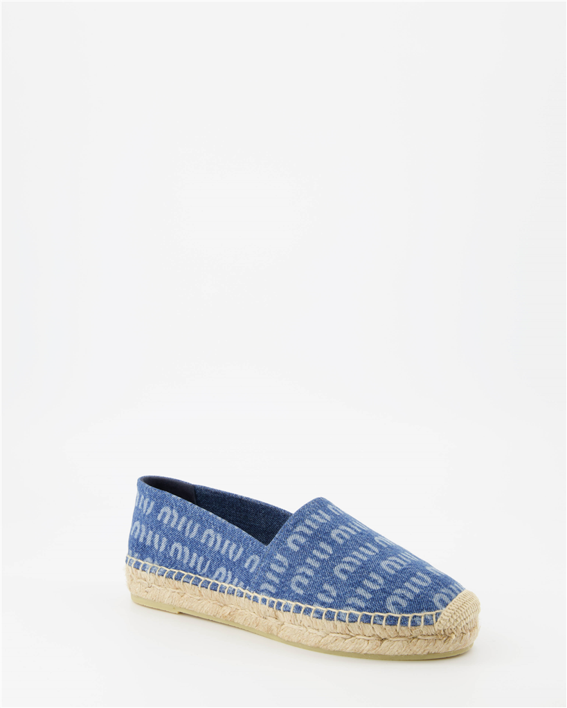 Espadrilles Espadrilles en denim Miu Miu Bleu Femme