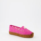 Espadrilles Espadrilles en dentelle Dolce & Gabbana Rose Femme