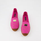 Espadrilles Espadrilles en dentelle Dolce & Gabbana Rose Femme
