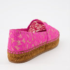 Espadrilles Espadrilles en dentelle Dolce & Gabbana Rose Femme