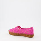 Espadrilles Espadrilles en dentelle Dolce & Gabbana Rose Femme