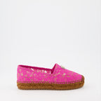 Espadrilles Espadrilles en dentelle Dolce & Gabbana Rose Femme