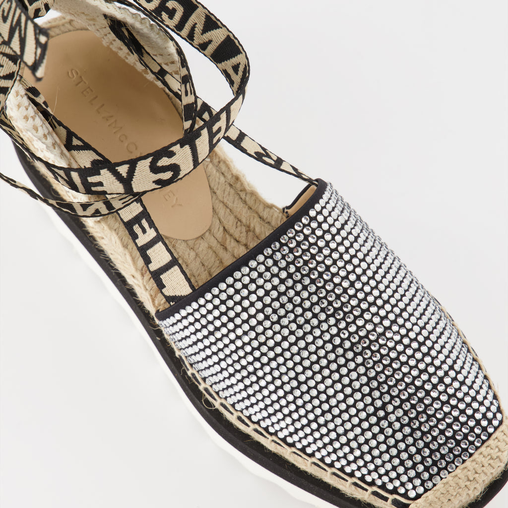 Espadrilles Gaia à cristaux