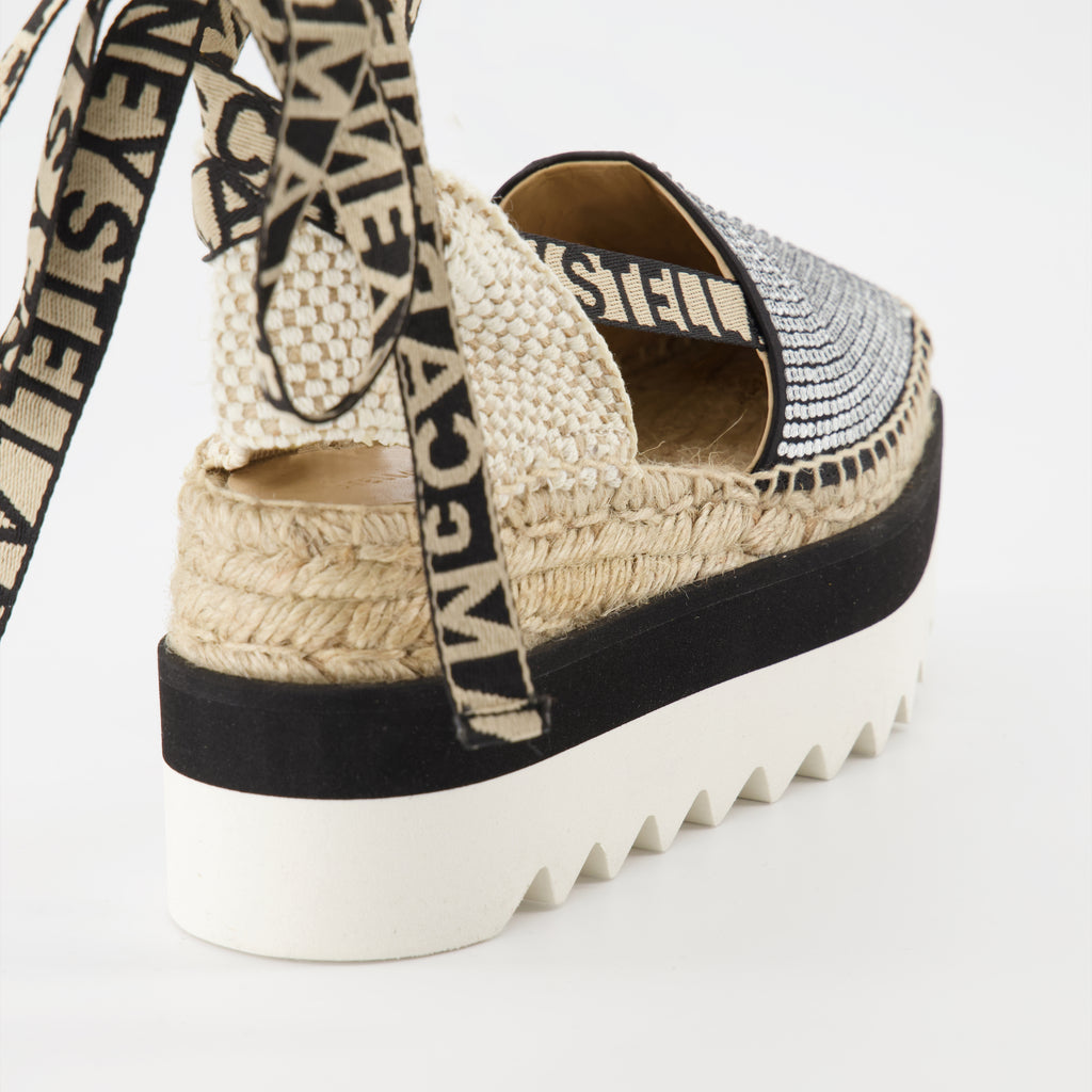 Espadrilles Gaia à cristaux